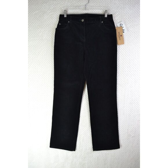 Woolrich Holly Hills Women's 14 Black Stretch Corduroy Pants - Picture 1 of 11